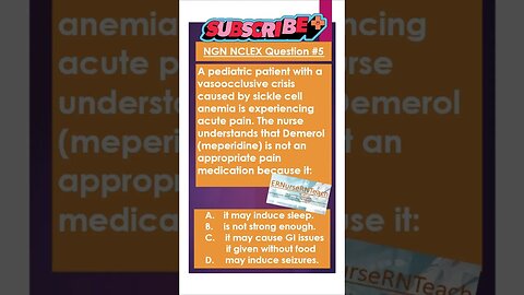 Can you answer NGN NCLEX question 5 #nclex #nextgennclex #shorts #trending