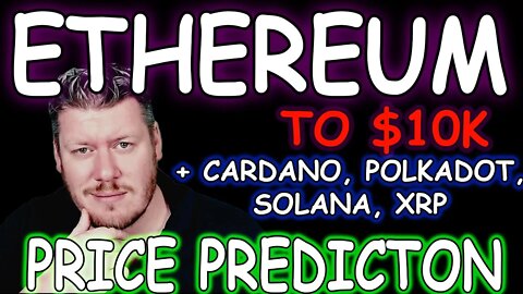 ETHEREUM BREAKOUT Price Prediction + Cardano Solana Polkadot XRP