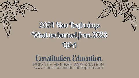 Constitution Education 2024