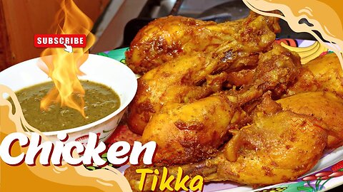Tandoori Chicken Tikka Recipe without Oven | Smoky Spicy BBQ Tikka Drumsticks on Stove | Tasty Food