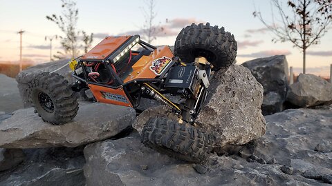 SCX24 Injora Rock Buggy Mini Capra at Lakeside