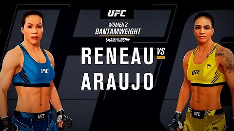 EA Sports UFC 4 Gameplay Viviane Araujo vs Marion Reneau