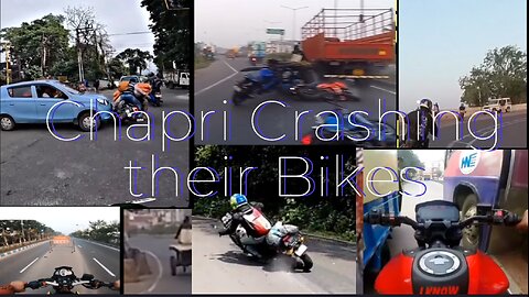 Indian Bikers road accident & road rash compilation videos