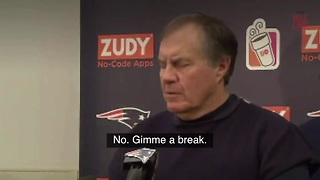 Bill Belichick Is Grumpy In His Presser After The Loss To Miami
