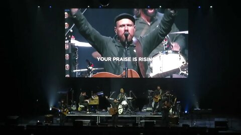 MercyMe concert - Rend Collective sings, "Plans" in Greenville, SC 11.18.22