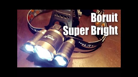 BORUiT RJ-3000 Super Bright 3x Cree XML T6 4 Modes 5000 Lumens Headlamp