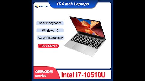 15.6 inch Notebook Intel Core i7 1165G7 i7 10510U Ultrabook Max 32GB RAM 2TB SSD Gaming Laptops