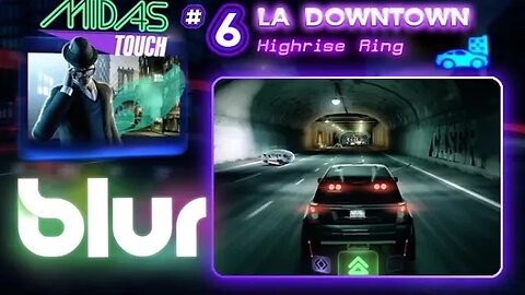 Blur: Midas Touch #6 - LA Downtwon (no commentary) Xbox 360