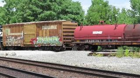 Norfolk Southern Local Mixed Train from Marion, Ohio Part 2