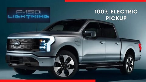 Ford F-150 Lightning | all electric pickup truck.