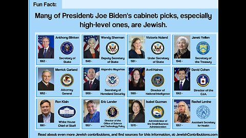 So Many Jews in High Places, Wonder Why?