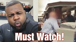 Rac**t Employee Calls Black Father A Nig**r.. Watch How He Responds