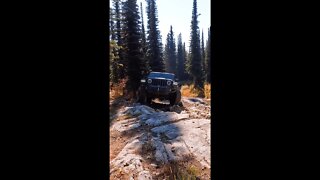 Jeeping to a lookout in BC // #shorts