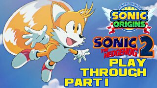 🎮👾🕹 Sonic Origins Digital Deluxe - Sonic 2 Part 1 - Nintendo Switch Playthrough 🕹👾🎮 😎Benjamillion