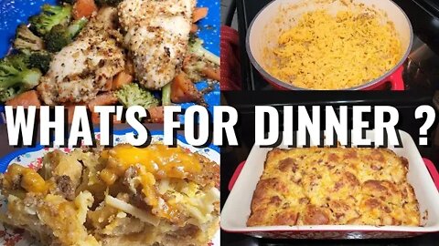 WHAT'S FOR DINNER ? EASY & DELICIOUS WEEKNIGHT MEALS | CRACKED OUT CHICKEN BUBBLE UP | ONE POT MEAL