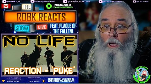 No Life Reaction - "Puke" (feat. Plague of the Fallen) | First Time Hearing