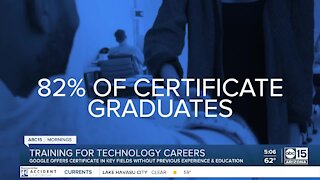 Google offers certificate program to get into high-demand careers without a college degree