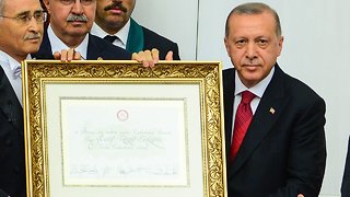 Erdogan Sworn In As Turkey's President With Sweeping New Powers