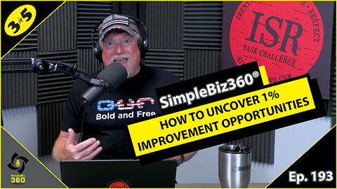 SimpleBiz360 Podcast - Episode #193: HOW TO UNCOVER 1% IMPROVEMENT OPPORTUNITIES