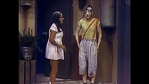 CHAVES - Episódio #8 (1973) À procura de desemprego / Como sujar a roupa do Quico? e mais 1 esquete