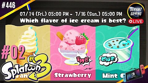 Time To WIN! Team STRAWBERRY, Vanilla, Mint Chocolate Splatfest [#02] | Splatoon 3