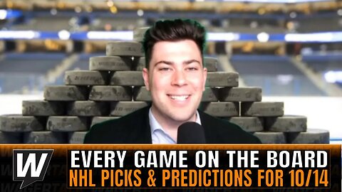 NHL Picks, Predictions and Odds | Picks for EVERY NHL Game on Saturday, October 14