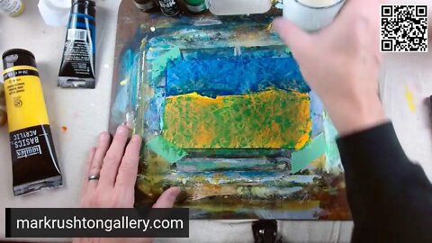 Dried Paintings Turn Into Something Else