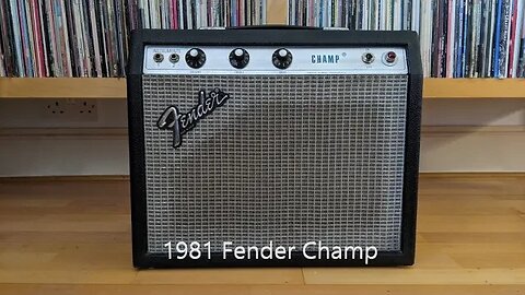 Amp Demo 1981 Fender Silverface Champ Part 1