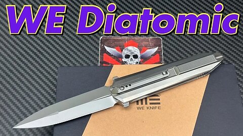 WE Diatomic Tactical Folding Dagger