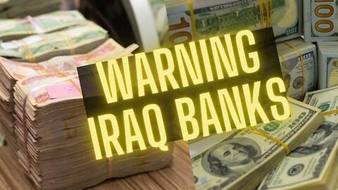 Dinar News: Bank WARNING