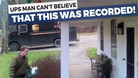They Never Imagined Their UPS Guy Would Do THIS On Camera