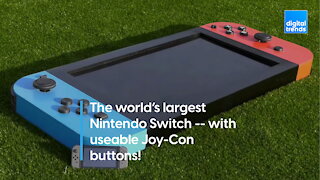 The world's largest Nintendo Switch!