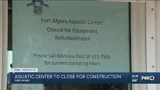 Aquatic center closing Monday for upgrades
