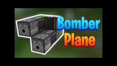 Minecraft Bomber Plane Tutorial