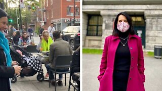 Mayor Plante Responded To A Photo Of Her Not Following Health Rules On A Montreal Terrasse