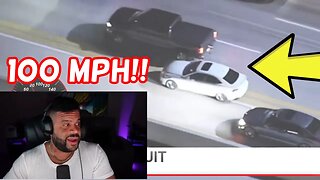 Police Chase in California 100 mph! #chase #california #policechase