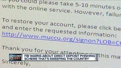 FBI warns hackers are trying to reroute your direct deposit paycheck