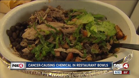 Chipotle bowls found to have cancer causing angents