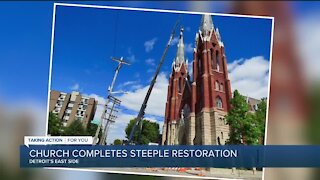 Historic Detroit church completes three years' worth of repairs with help from community