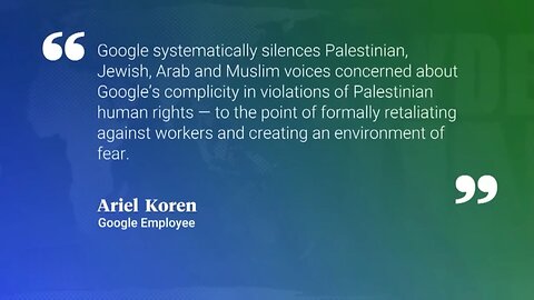 Google Employees Protesting Project Nimbus, a Google and Israel Project
