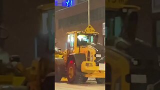 Huge Snow Removal Operation