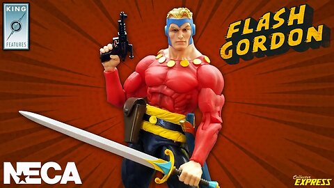 NECA Toys The Original Superheroes Flash Gordon Action Figure Review