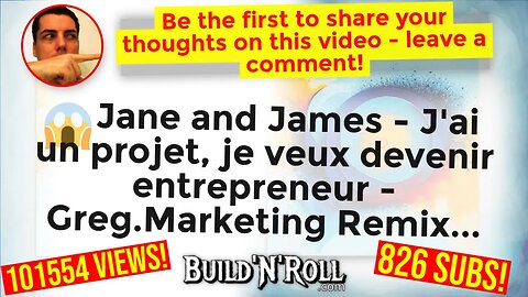 😱 Jane and James - J'ai un projet, je veux devenir entrepreneur - Greg.Marketing Remix...