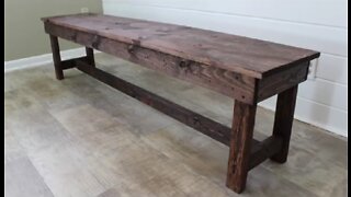 The $20 Farmhouse Bench - Easy DIY Project