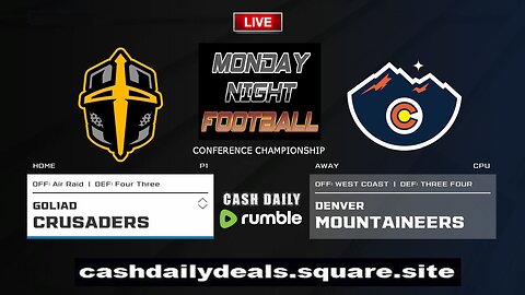 MONDAY NIGHT FOOTBALL with Cash Daily (Episode 4)