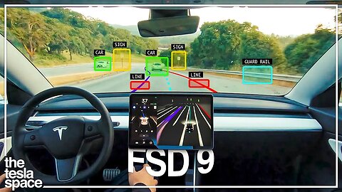 Tesla Full Self Driving Version 9 IS HERE!