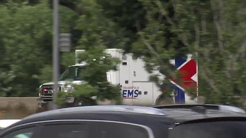 Ambulance carrying Southport police officer arrives at hospital following shooting