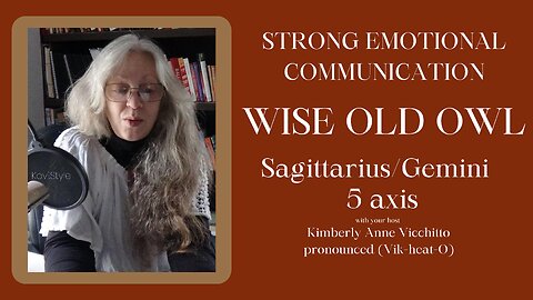 Wise Old Owl. Strong Emotional Communication. Sagittarius Gemini 5. Symbol. Psychology .Gem. Sabian