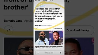 @rickross4913 wants Don Lemon to serve Lemon Pepper wings @wingstop