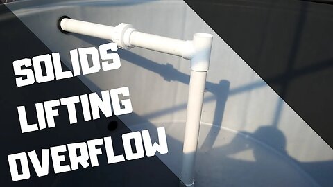Solids lifting over flow Aquaponics (Hybrid aquaponic system)